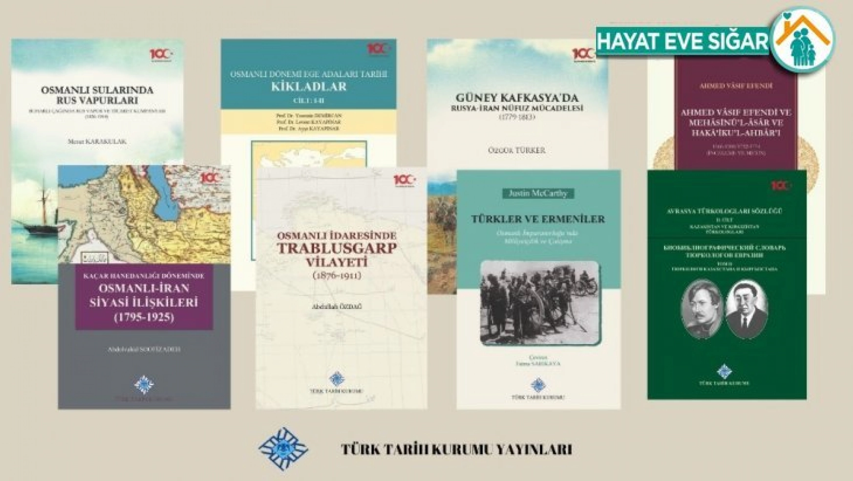 Türk Tarih Kurumundan 8 yeni kitap