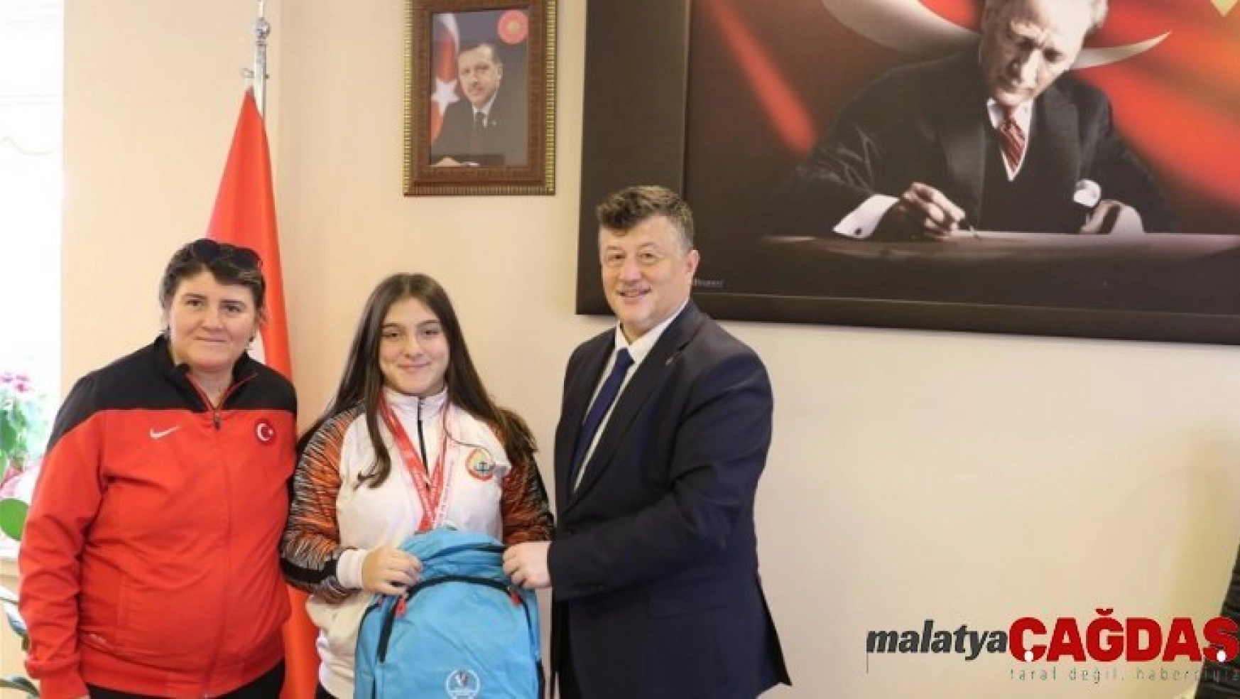 Türkiye Şampiyonundan Fillikçioğlu'na ziyaret