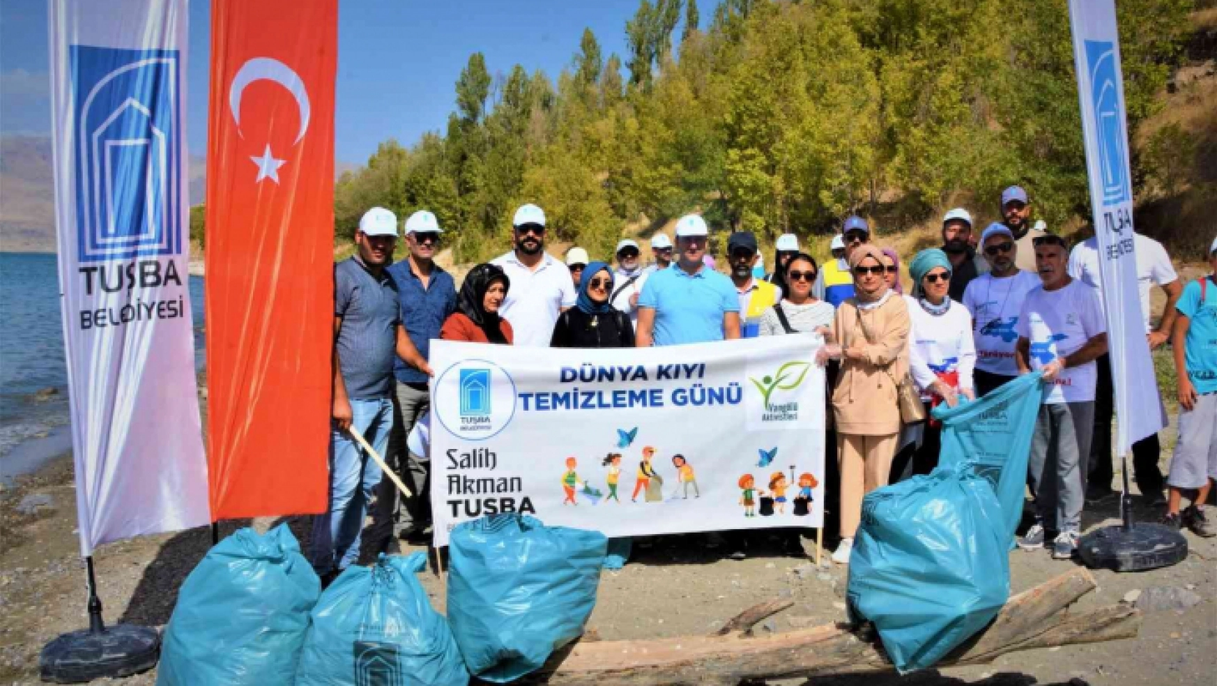 Tuşba Belediyesinden 'Uluslararası Kıyı Temizleme Günü' etkinliği
