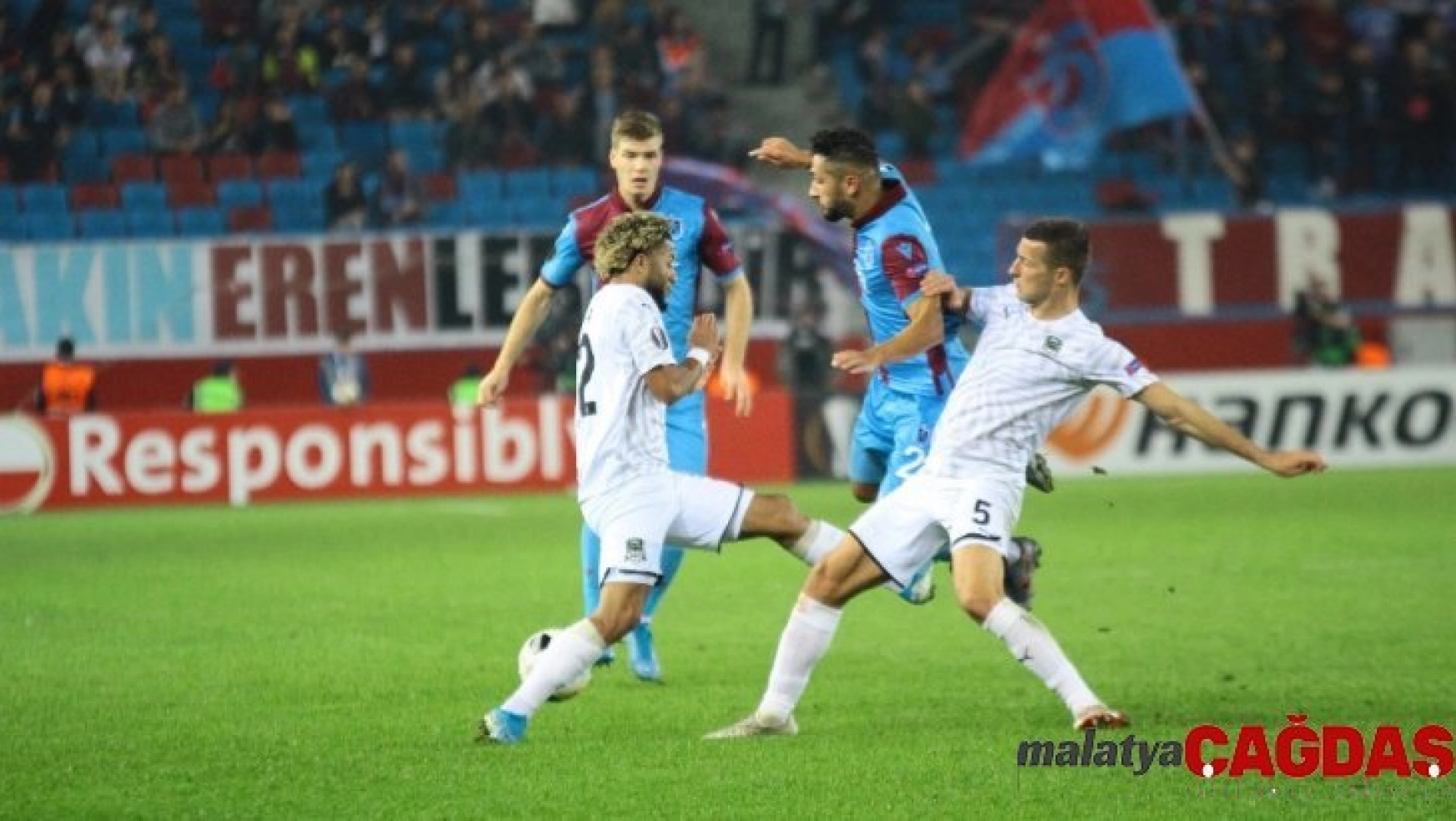 UEFA Avrupa Ligi: Trabzonspor: 0 - FC Krasnodar: 2 (Maç sonucu)