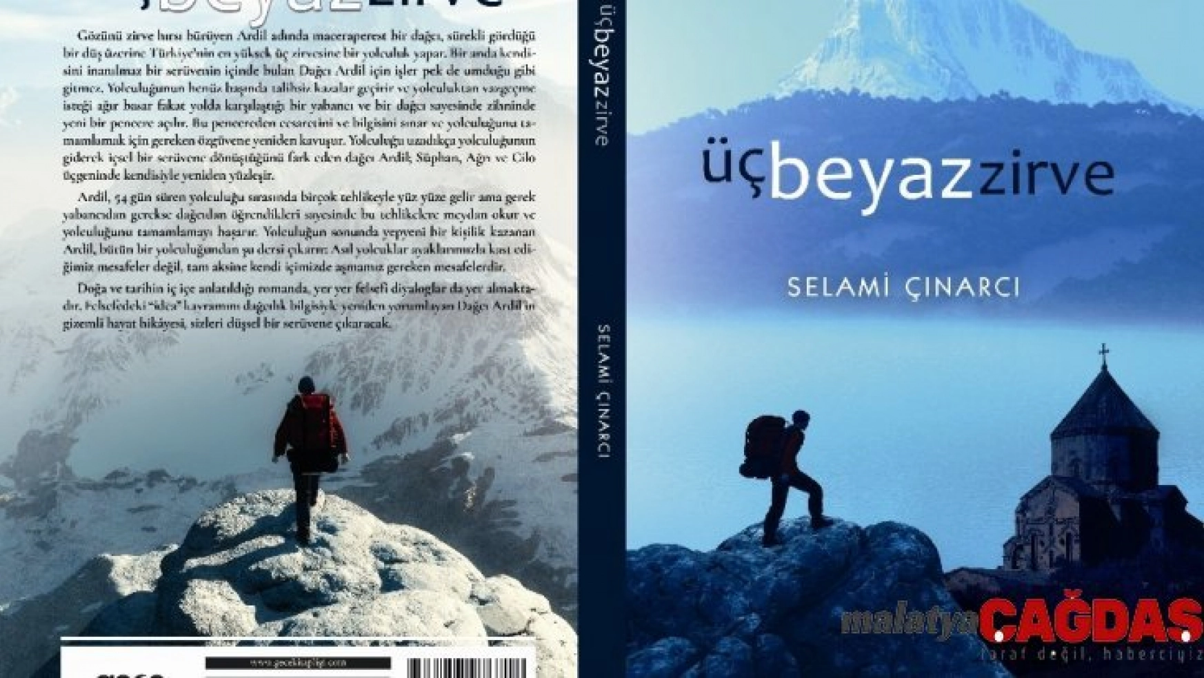 Vanlı Selami Çınarcı'nın 'Üç Beyaz Zirve' romanı çıktı