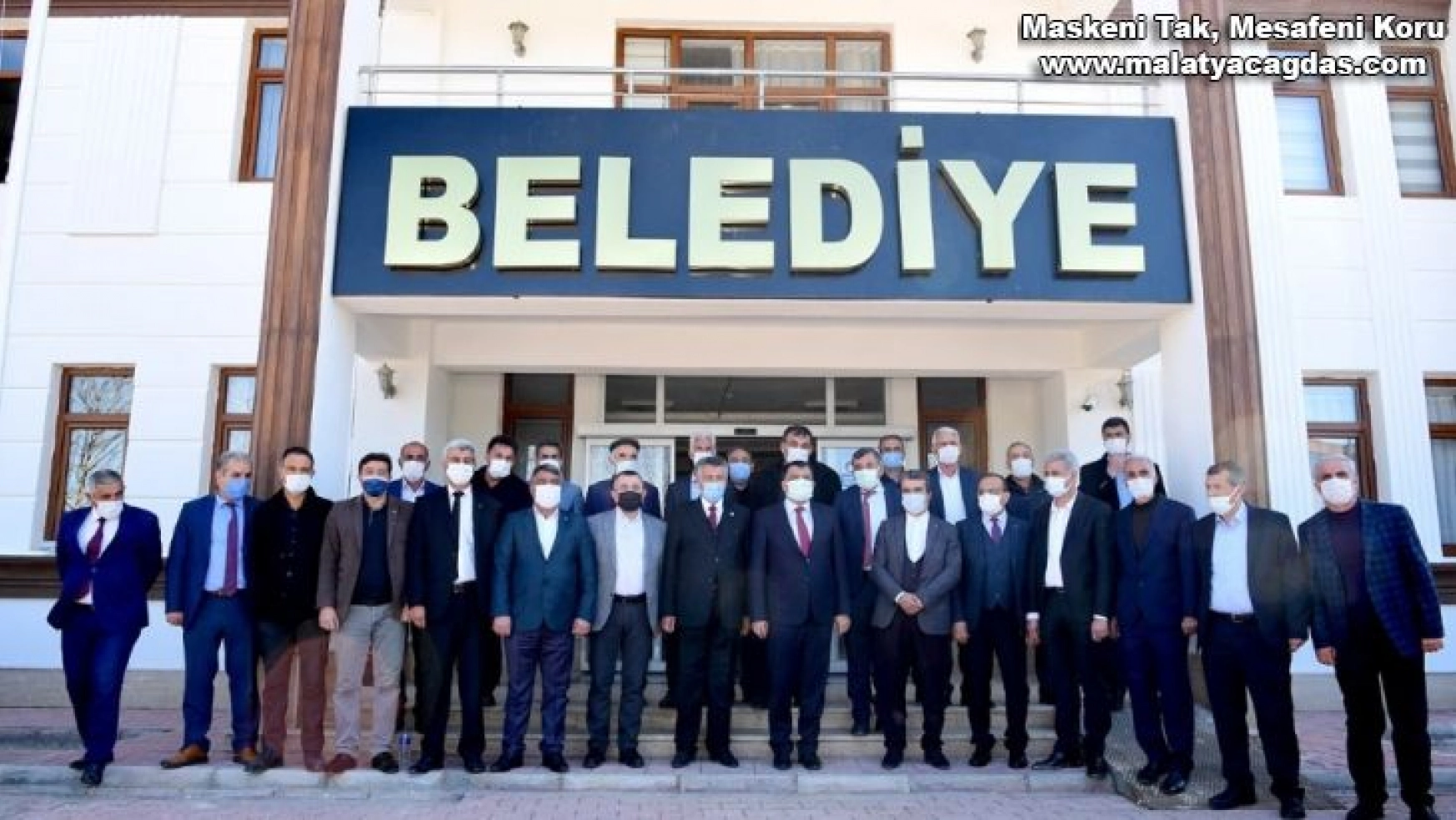 Yazıhan'ın muhtarlarından Başkan Gürkan'a teşekkür
