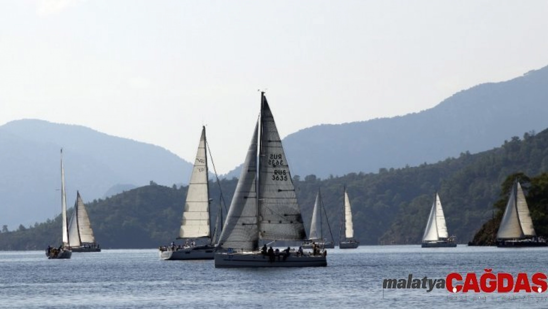 Yelkenli yatlar Fethiye'de yarıştı