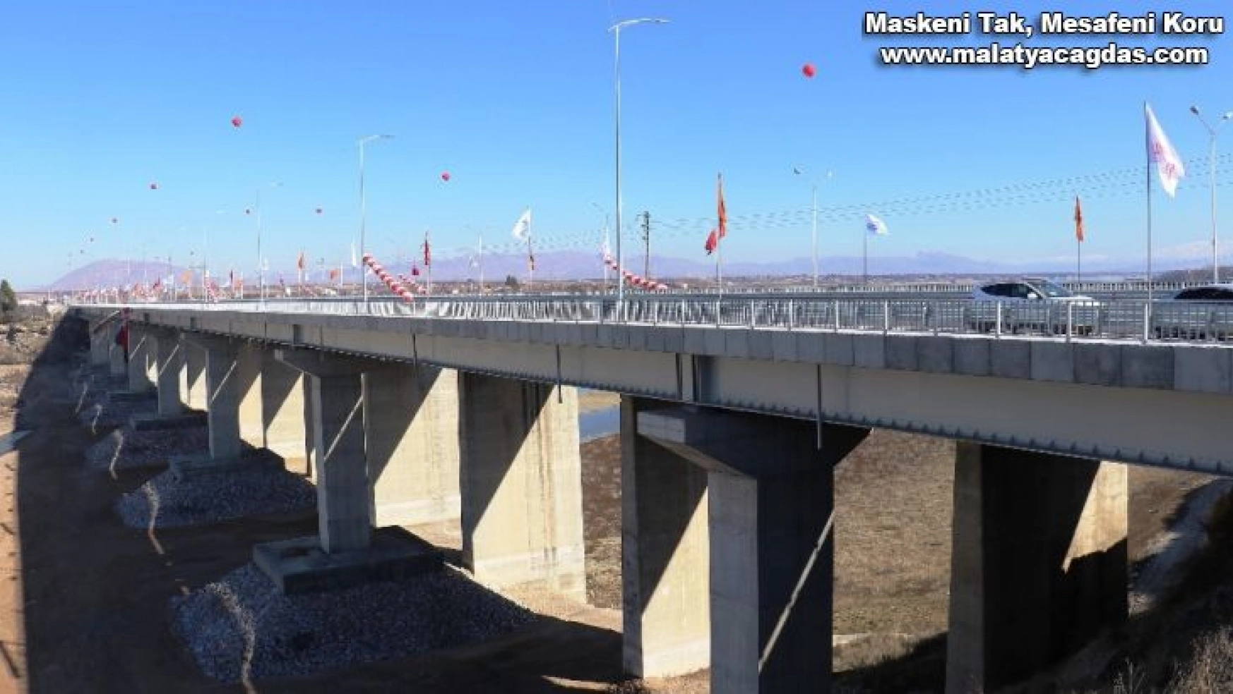 Yeni Tohma köprüsü hizmete açıldı