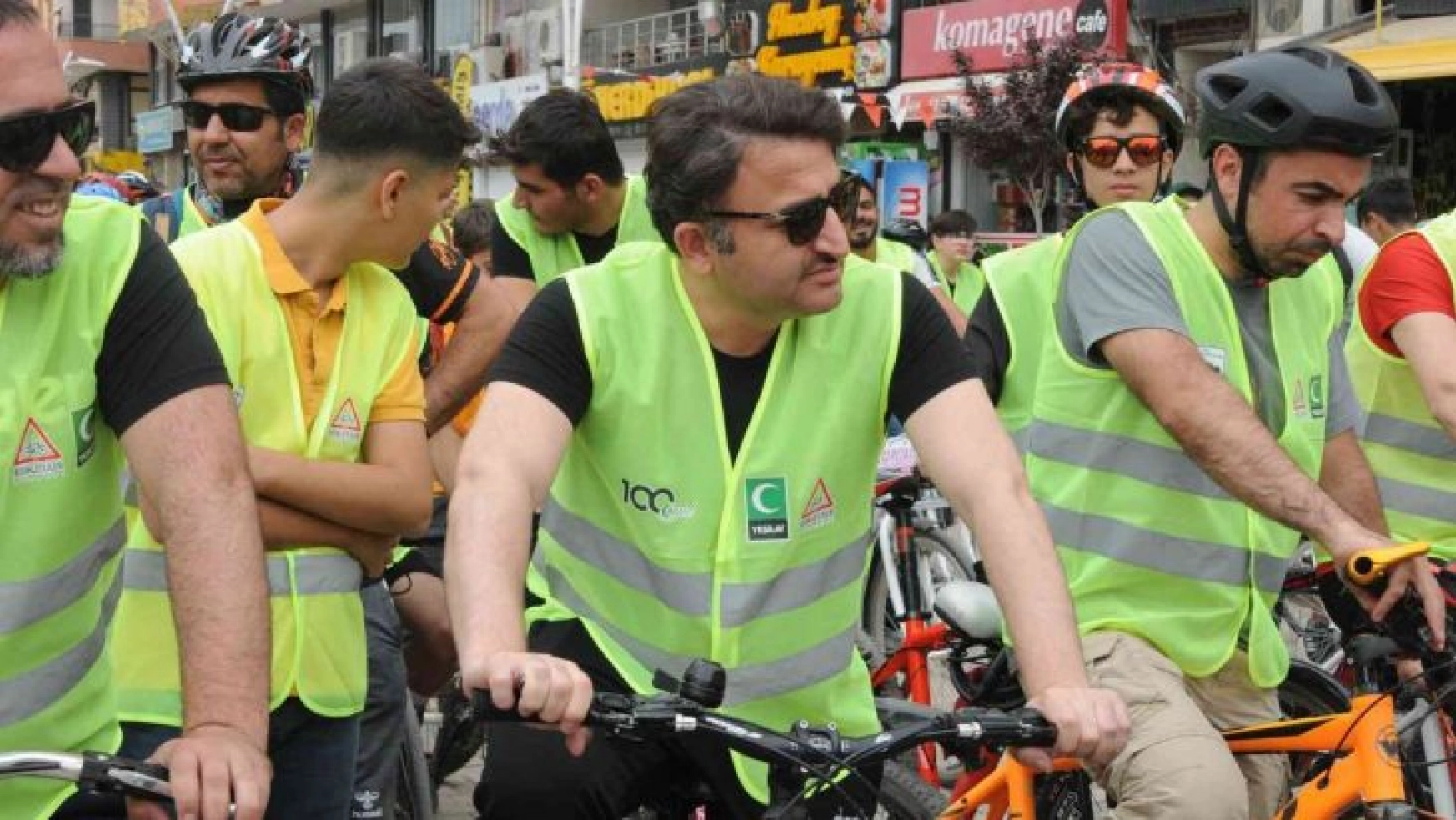 Yeşilay'dan Kızıltepe'de sağlıklı yaşam için bisiklet turu