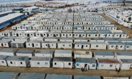 Malatya'da 10 bin kişinin barınacağı konteyner kente aileler yerleşmeye başladı