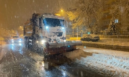 Malatya'ya Beklenen Kar Yağmaya Başladı