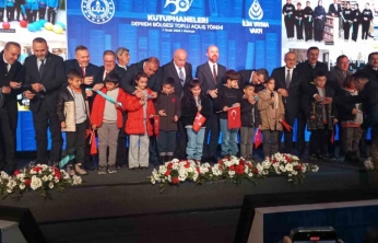 50. Yıl Kütüphaneleri deprem bölgesinde hizmete açıldı