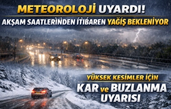 Akşam Saatlerinden İtibaren Yağış Bekleniyor: Yüksek Kesimler İçin Kar ve Buzlanma Uyarısı