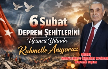 Başkan Evren, 6 şubat depremzedelerini unutmadı: 'Acılar hala taze'