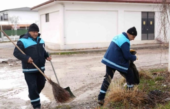 Battalgazi'de Kanalboyu ve Orduzu'da temizlik çalışması