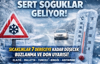 Bölge Genelinde Soğuk Hava Alarmı: Sıcaklıklar 7 Dereceye Kadar Düşecek