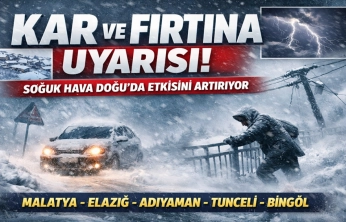 Kar ve Fırtına Uyarısı: Bölge Genelinde Soğuk Hava Etkisini Artırıyor