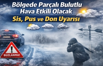 Bölgede Parçalı Bulutlu Hava Etkili Olacak: Sis, Pus ve Don Uyarısı