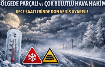 Bölgede Parçalı ve Çok Bulutlu Hava Hakim: Gece Saatlerinde Don ve Sis Uyarısı