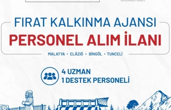 Fırat Kalkınma Ajansı personel alımı yapacak