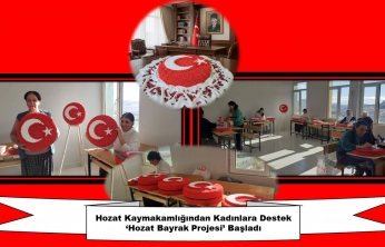 Hozat Kaymakamlığından Kadınlara Destek: 'Hozat Bayrak Projesi' Başladı