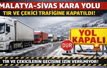 Kar ve Tipi Ulaşımı Vurdu: Malatya-Sivas Yolunda Kısıtlama