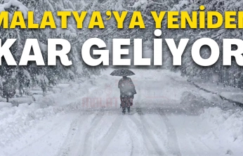 Malatya'da 28 ocak çarşamba günü kar bekleniyor: Riskler neler?