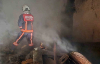 Malatya'da ev yangını