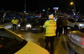Malatya'da zincirleme kaza: 2 yaralı