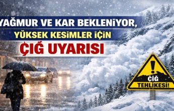 Meteoroloji'den malatya için kritik uyarı: Yağışlar ve çığ tehlikesi