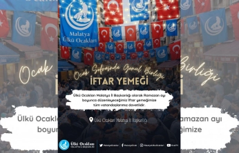 Ramazan bereketi Ülkü Ocakları Malatya sofralarında: Her akşam iftar
