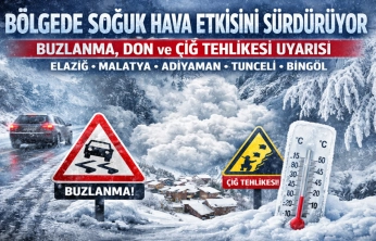 Soğuk Hava Etkisini Sürdürüyor: Buzlanma, Don ve Çığ Tehlikesi Uyarısı