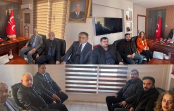 Türk Sağlık-Sen Malatya Şubesi'nden MHP İl Başkanlığına Ziyaret