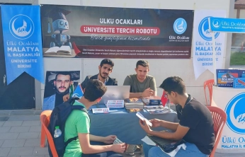 Ülkü Ocakları Malatya'dan Gençlere Tercih Desteği