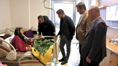 Akçadağ Belediye Başkanı Ulutaş'tan hastane ziyareti