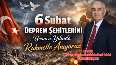 Başkan Evren, 6 şubat depremzedelerini unutmadı: 'Acılar hala taze'