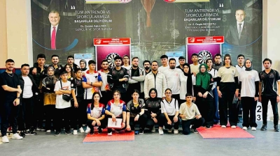 Elazığ dartta Türkiye 3'üncüsü oldu