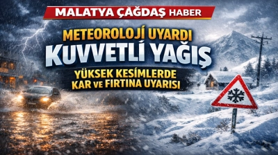 Kuvvetli Yağış Bekleniyor: Yüksek Kesimlerde Kar ve Fırtına Uyarısı