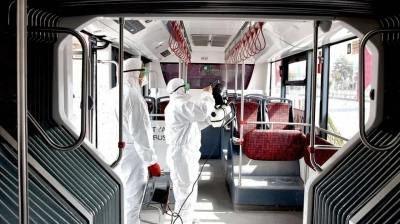 MOTAŞ'tan Trambüslerde 7/24 Güvenlik ve Hijyen Seferberliği