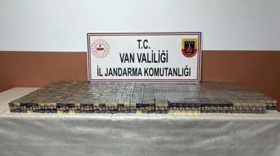 Van'da bin 510 adet kaçak sigara ele geçirildi