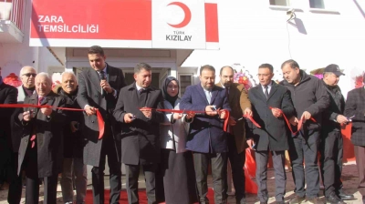 Zara'da Türk Kızılay hizmet binası törenle açıldı