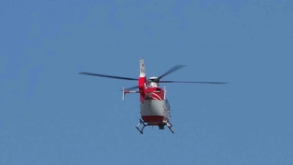Bahçesaray'da 40 yaşındaki hasta ambulans helikopter ile Van'a getirildi
