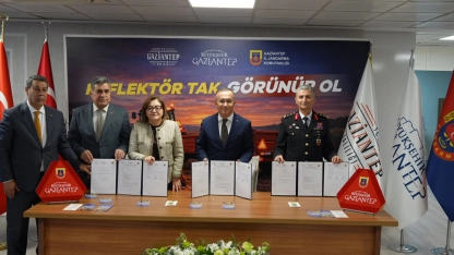 Gaziantep'te trafik güvenliği için 10 bin reflektör dağıtılacak