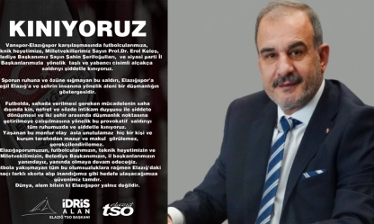Başkan İdris Alan: Elazığspor'a Yapılan Saldırıya Sert Tepki: 'Kınıyoruz'!