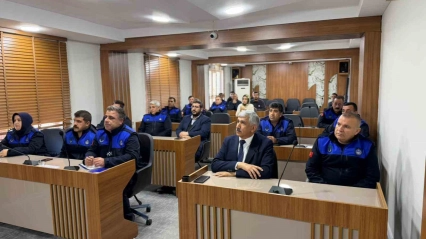 Kahta Belediyesi zabıta personeline yönelik kapsamlı hukuk eğitimi