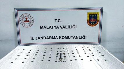 Malatya'da tarihi eser operasyonu