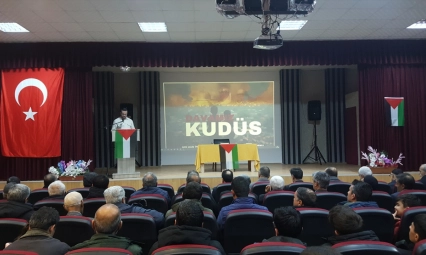 Bingöl'de 'Davamız Kudüs' programı düzenlendi
