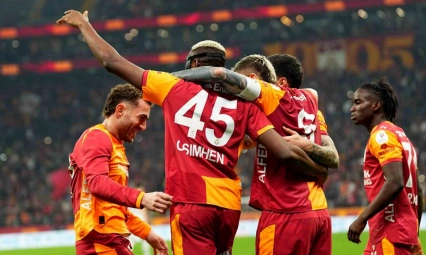 Galatasaray'dan 55 puan, 55 gol