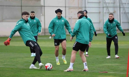 Konyaspor, Corendon Alanyaspor maçı hazırlıklarını tamamladı