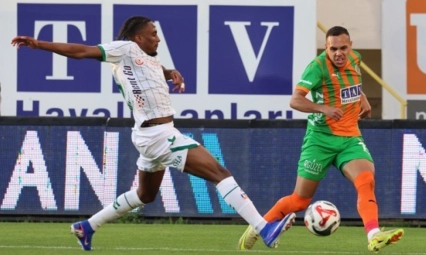 Alanyaspor evinde konyaspor'u 2-1 mağlup etti: Süper lig'de kritik galibiyet