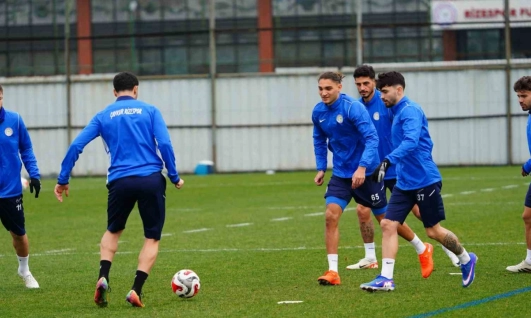 Çaykur Rizespor, Gençlerbirliği maçı hazırlıklarını sürdürdü