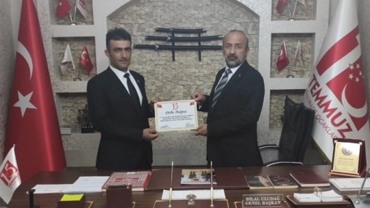 15 Temmuz Milli İrade Ocakları Malatya İl Başkanlığında yeni atama