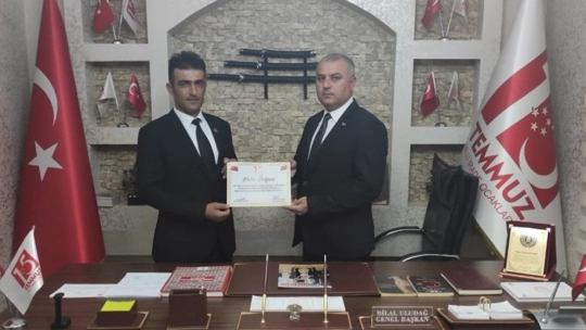 15 Temmuz Milli İrade Ocakları Malatya İl Başkanlığında yeni atama