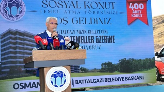 Battalgazi'de 400 sosyal konutun temeli atıldı
